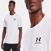 Under Armour T-SHIRT KOSZULKA biała ŚLICZNA 60%bawełna 1326799