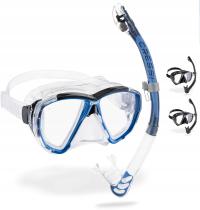 Cressi Combo Big Eyes+Alpha U.D. Clear/Azure,