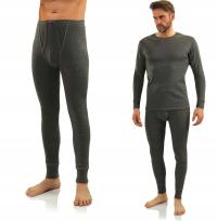 CIEPŁE KALESONY męskie bawełniane zwężane IDEALNE NA ZIMĘ Sesto Senso *M