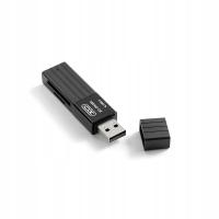 XO кард-ридер 2в1 DK05A USB 2.0 черный