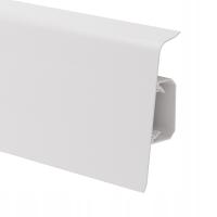 Listwa przypodłogowa dekoracyjna PCV podłogowa cokół SG75 2,2m Biała Salag