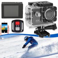 KAMERA SPORTOWA 4K NA KASK, KAMERA PODWODNA Z PILOTEM ZDALNEGO STEROWANIA