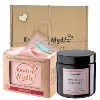 ŚWIĄTECZNY PORANEK zestaw prezentowy ze świecą