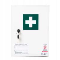 Стальная настенная аптечка с оборудованием 