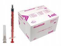 STRZYKAWKI INSULINOWE U40 1ml 0,40x13mm INSULINÓWKI dicoSULIN ZARYS 200 szt