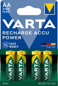 4 аккумуляторы Varta Ready2use R6 AA Ni-MH 2100mAh