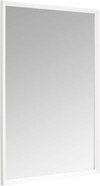 Настенное зеркало прямоугольник в рамке белый 60x90cm