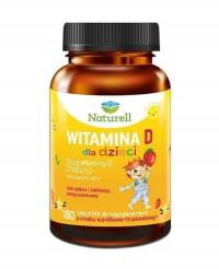 Naturell Witamina D dla dzieci 180 tabletek