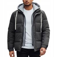 DStreet kurtka męska pikowana z kapturem TX5103