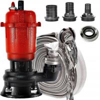 НАСОС ЧИСТОЙ ВОДЫ ГРЯЗНОГО СЕПТИКА ШРЕДЕР ПОГРУЖНОЙ ШЛАНГ 30М СИЛЬНЫЙ