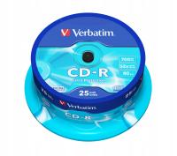 Cd-R Verbatim 52X 700Mb Extra Protection (Cake 25)