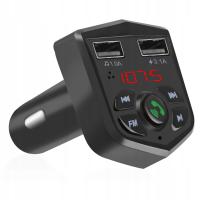 Передатчик Bluetooth FM USB Зарядное устройство Вольтметр