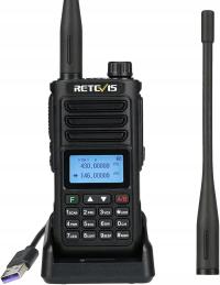 Retevis RA89 Walkie Talkie, двухдиапазонное любительское радио высокой мощности