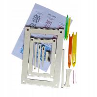 Zestaw krosna do tkania drewna Łatwa do przenoszenia rama tkacka Wielozadaniowy styl DIY B