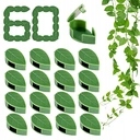 KLIPSY DO ROŚLIN ZAPINKI DO MOCOWANIA PNĄCZY KABLI KLAMERKI ŚCIANE 60 SZT