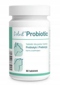 DOLVIT PROBIOTIC 60 TABL. Dolfos Probiotic probiotyk 60 tabl pies/kot