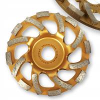 TARCZA DIAMENTOWA GARNKOWA 125MM DO SZLIFOWANIA BETONU PŁYTEK CEGŁY SEGMENT