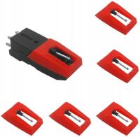 5 шт Игла винил, 1 шт Вкладыши gramofonowe