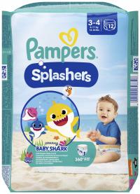 Pampers Splashers pieluszki do pływania Baby Shark 3-4 6-11kg 12szt