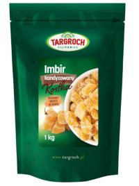 Targroch Imbir kandyzowany kostka w kostce 1kg 1000g Do Herbaty Deserów