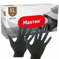 Master Rękawice Nitrylowe Pride Black 100 szt