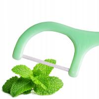 NICIO WYKAŁACZKI + NIĆ DENTYSTYCZNA 50 szt. z FLUOREM smak MIĘTA