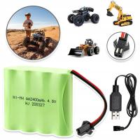 АККУМУЛЯТОРНАЯ БАТАРЕЯ NIMH AA 4.8 V 2400MAH С РАЗЪЕМОМ SM-2P ДЛЯ АВТОМОБИЛЕЙ RC