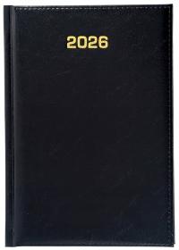 Kalendarz książkowy 2026 terminarz A5 DZIENNY czarny