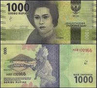 INDONEZJA, 1000 RUPIAH 2016/2018 Pick 154c(1)