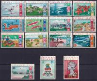 KAJMANY** Mi 261-75 Motywy narodowe, 25€