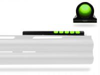 Волоконно-оптический галстук-бабочка RUBY-7 см зеленый