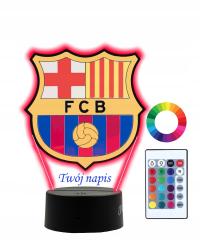 3D Светодиодный ночник с принтом FC Barcelona name