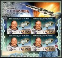N. Armstrong Apollo 11 Burundi [3] #47BUR12518a-3
