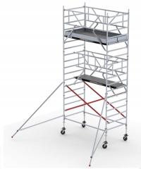 Rusztowanie aluminiowe rusztowania jezdne przejezdne na kółkach Altrex
