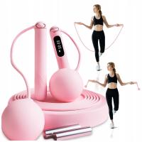 SKAKANKA Z LICZNIKIEM REGULOWANA BOKSERSKA Akumulator Łożyska + OBCIĄŻNIKI