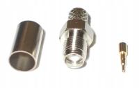 GNIAZDO RSMA RP-SMA ZACISKANE H155 10sztuk (0291)