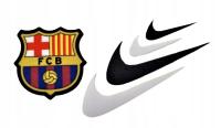 barcelona NIKE APLIKACJA termo naszywka klub noga