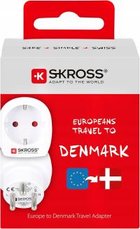 SKROSS Adapter podróżny do gniazd w Danii