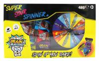 BRAIN BLASTERZ SUPER SOUR SPINNER GAME КИСЛЫЕ СЛАДОСТИ НАБОР С РУЛЕТКОЙ 48 Г