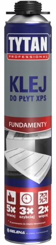 Монтажный клей для плит XPS Titanium Professional 750 мл пенополистирол фундамент