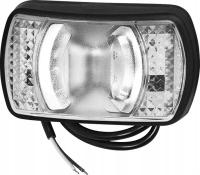 POZYCYJNA LAMPA OBRYSOWA LED PRZÓD BIAŁA WODOODPORNA HOMOLOGACJA