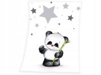 HERDING Baby supersoft koc polarowy 75/110cm MAŁA PANDA