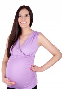 Mijaculture блузка для беременных без рукавов без узора вискоза