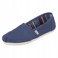 TOMS ESPADRYLE MĘSKIE GRANATOWE WSUWANE 43,5 2JTF