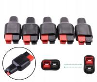 Konektor Anderson 30A z osłonką, złącze zasilania solarne, Powerpole 5szt