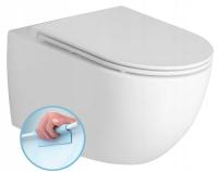 WC wiszące, Vortex Rimless, białe