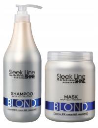 STAPIZ Sleek Line Blond Набор XL Шампунь Маска 2L