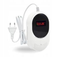 Czujnik Czadu Tlenku Węgla Detektor Gazu Ziemnego Czujka CERTYFIKOWANY LCD