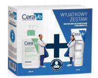 CeraVe ZESTAW oczyszczający ŻEL 236ml + nawilżający KREM do Twarzy 52ml