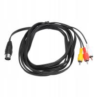 Kabel DIN 8 Pin męski na 3 RCA męski Kabel DIN 8 Pin na 3 RCA Adapter JX